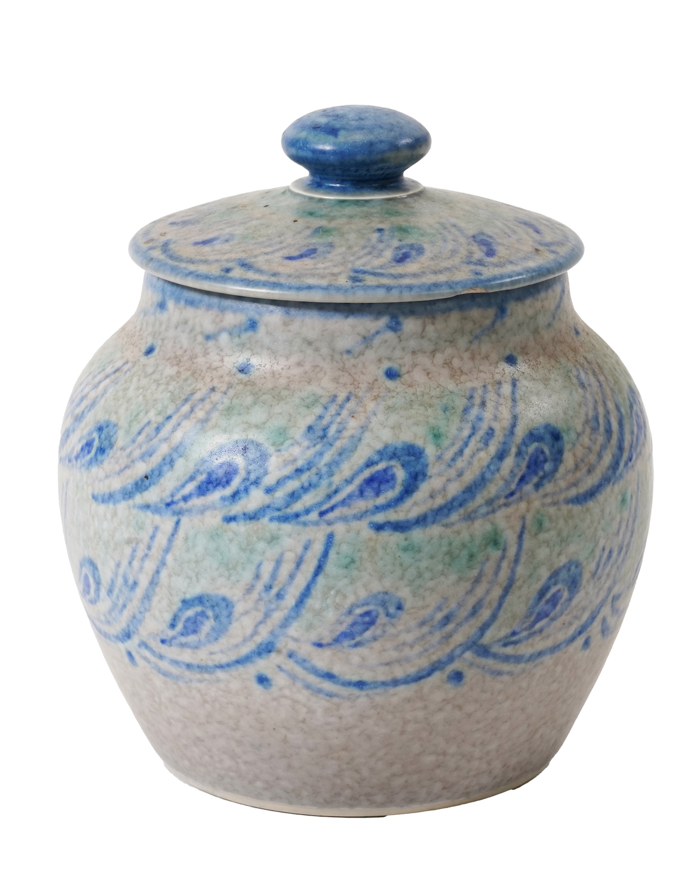 Gwladys M. Rodgers (1888-1946) for Pilkington's Royal Lancastrian: A lidded jar